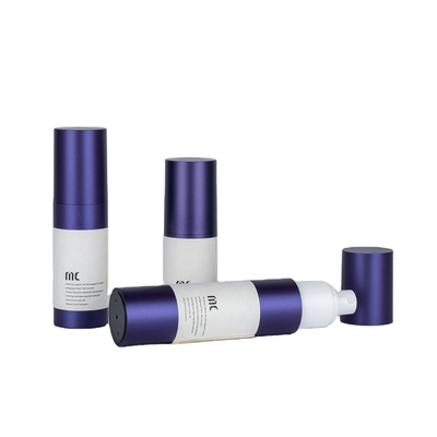 Bottiglia di pompa cosmetica senza aria a colori personalizzati di alta gamma 30 ml 50 ml 100 ml per lozione per il corpo