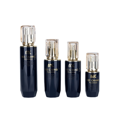 Bottiglie spruzzatrici a pompa acrilica per la cura della pelle PET di lusso Serie 40ml 100ml 120ml 150ml 170ml