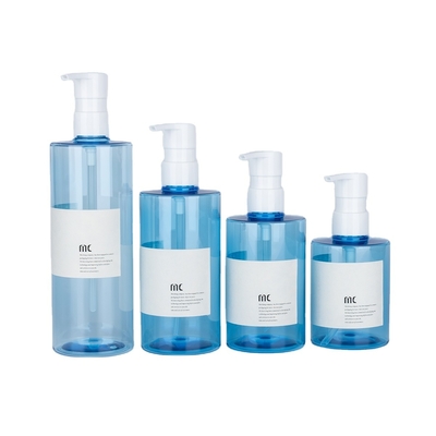 Bottiglie di shampoo da 200 ml 250 ml 300 ml 400 ml in materiale PCR/PET con stampa personalizzata