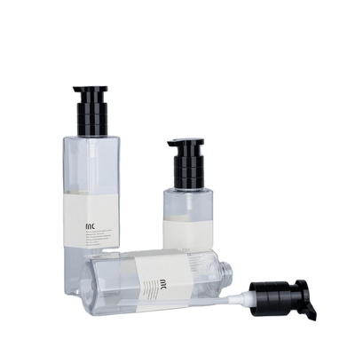 Materiale del colletto PET Plastica 200ml 250ml 300ml Bottiglia di shampoo per imballaggi per la cura della pelle
