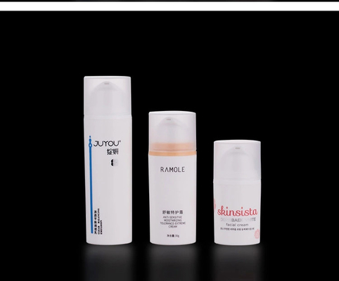 15ML 30ML 50ML Bottiglia di pompa di lozione senza aria PP/PCR per serigrafia e dosaggio uniforme
