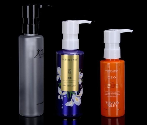 Bottiglia di lozione in plastica in PET personalizzata per imballaggi cosmetici