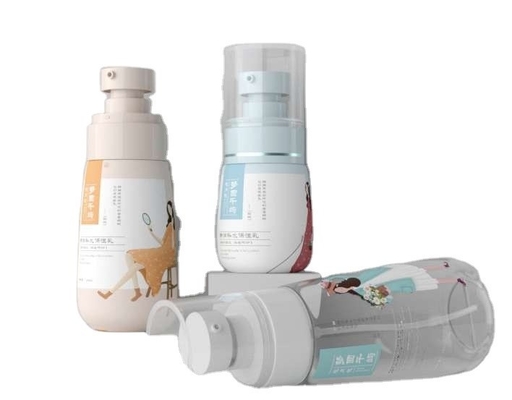 SPRAYER di pompa Tipo di tenuta 30ml 60ml 80ml 100ml Bottiglia di spray cosmetico PET per profumo di nebbia di protezione solare