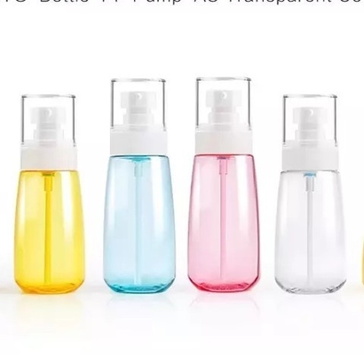 SPRAYER di pompa Tipo di tenuta 30ml 60ml 80ml 100ml Bottiglia di spray cosmetico PET per profumo di nebbia di protezione solare