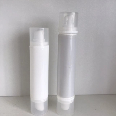10 ml 10 ml 15 ml 15 ml Bottiglie cosmetiche senza aria a doppia estremità per imballaggi cosmetici in PP