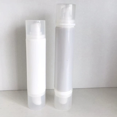10 ml 10 ml 15 ml 15 ml Bottiglie cosmetiche senza aria a doppia estremità per imballaggi cosmetici in PP