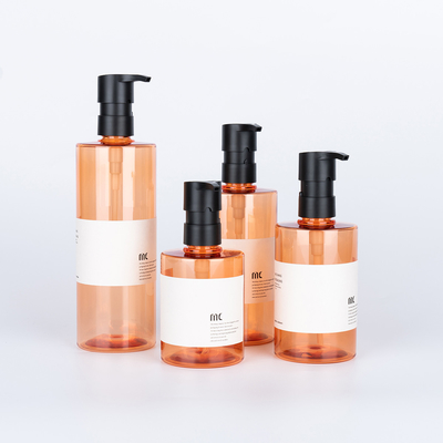 200 ml 250 ml 300 ml 400 ml Bottiglia di shampoo PET PP con pompa spruzzatrice e serigrafia