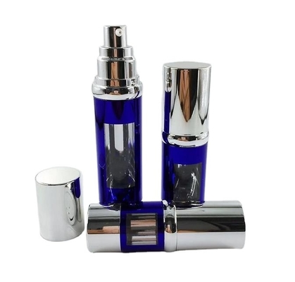 15 ml 30 ml 50 ml Bottiglia di lozione senza aria in qualsiasi colore per imballaggi cosmetici