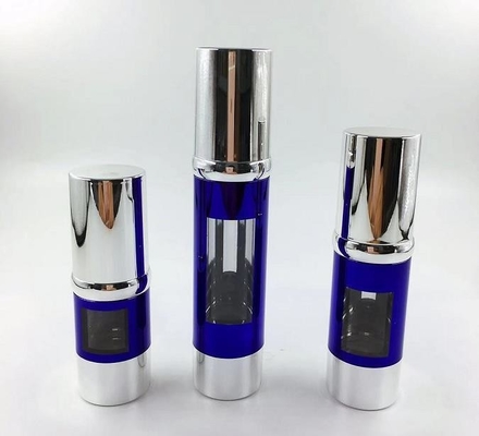 15 ml 30 ml 50 ml Bottiglia di lozione senza aria in qualsiasi colore per imballaggi cosmetici