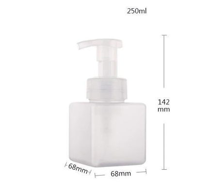 450 ml di stampa su schermo PET quadrato Bottiglia vuota per imballaggio cosmetico Sapone liquido
