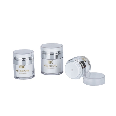 Contenitore per cosmetici per serigrafia 15 ml 30 ml 50 ml per imballaggi cosmetici acrilici a crema