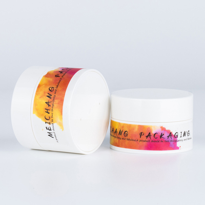 Confezioni personalizzabili 30g 50g Plastico pp rotondo Bottone senza aria per Crema viso Crema occhi Confezioni cosmetiche