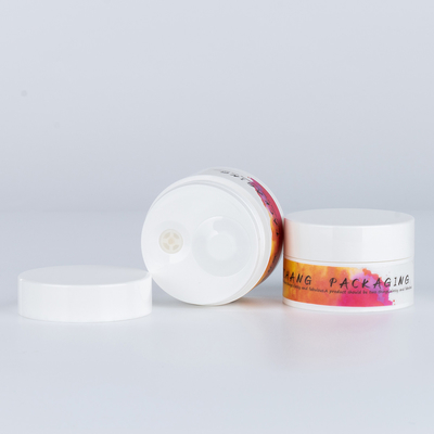Confezioni personalizzabili 30g 50g Plastico pp rotondo Bottone senza aria per Crema viso Crema occhi Confezioni cosmetiche