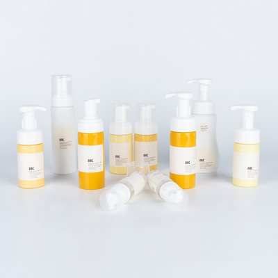 Bottiglie di schiuma di plastica PETG in 60 ml 100 ml 150 ml 200 ml 240 ml 500 ml per la cura della pelle Cosmetici