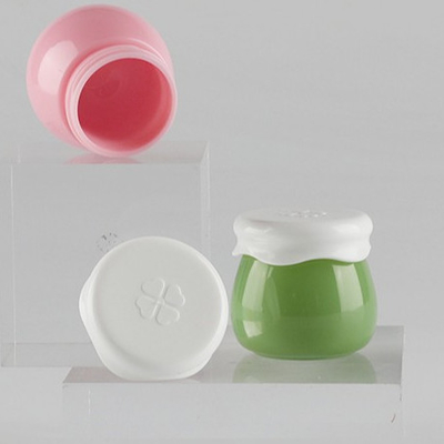 Imballaggio cosmetico acrilico con tappo in plastica da 10 ml per microflesso di crema per il viso