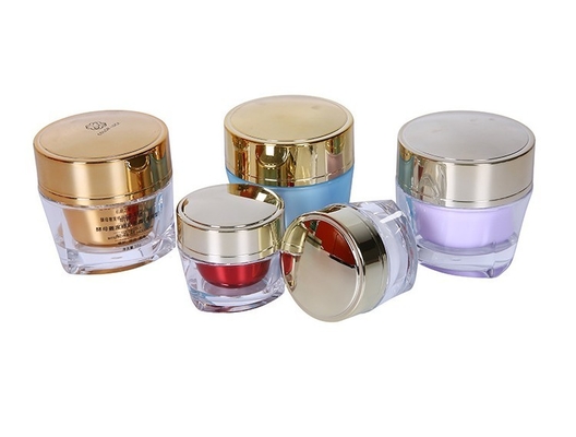 Corpo acrilico PP Serbatoio interno 15g Crema per la cura della pelle vuota Crema per il viso Contenitore cosmetico Cartucce di crema