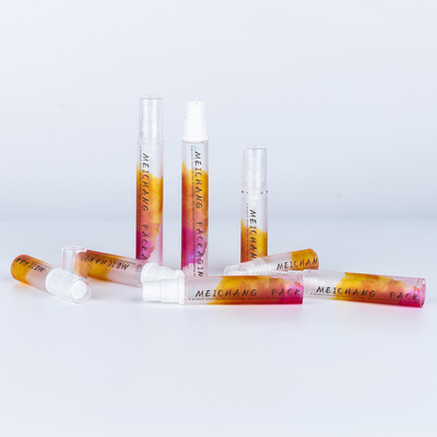 Imballaggio per la cura della pelle da 5 ml a 10 ml AS Bottiglia di pompa senza aria di forma rotonda di plastica