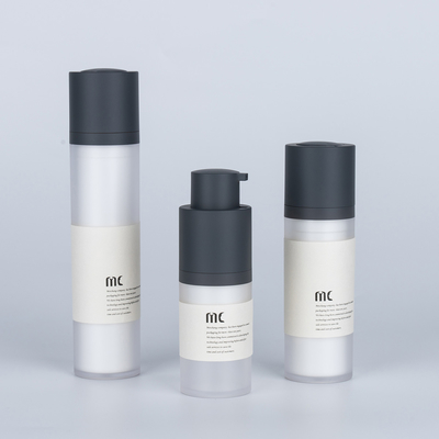 15ml 30ml 50ml Cuida della pelle Twist Acrilico Pompa senza aria Bottella Design lussuoso Personalizzabile