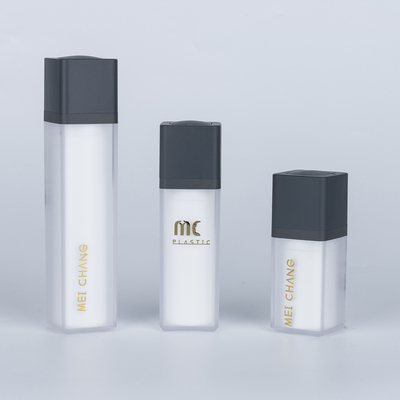 Colore e stampa personalizzabili Bottiglia pompa lozione acrilica per la cura della pelle 15ml 30ml 50ml