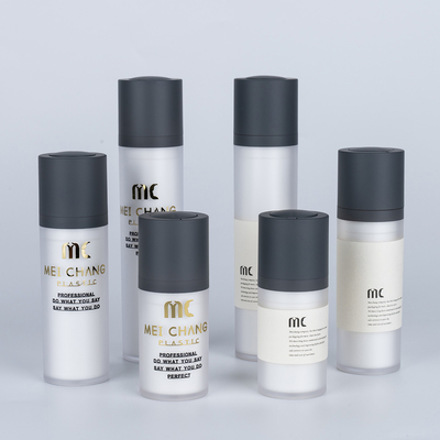 Colore e stampa personalizzabili Bottiglia pompa lozione acrilica per la cura della pelle 15ml 30ml 50ml