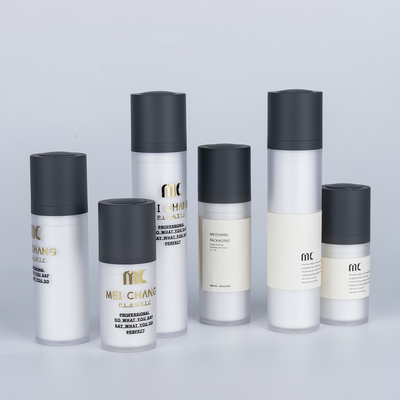 Colore e stampa personalizzabili Bottiglia pompa lozione acrilica per la cura della pelle 15ml 30ml 50ml
