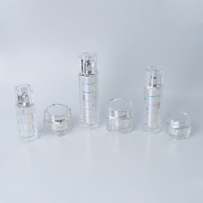 30g 50g 15g 50ml 30ml 100ml 120ml Cappuccio acrilico Set per la cura della pelle Crema Vaso di plastica 10000pcs
