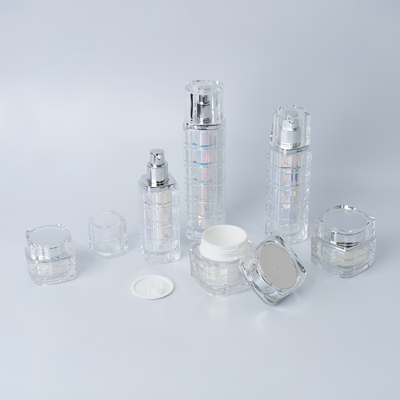 30g 50g 15g 50ml 30ml 100ml 120ml Cappuccio acrilico Set per la cura della pelle Crema Vaso di plastica 10000pcs