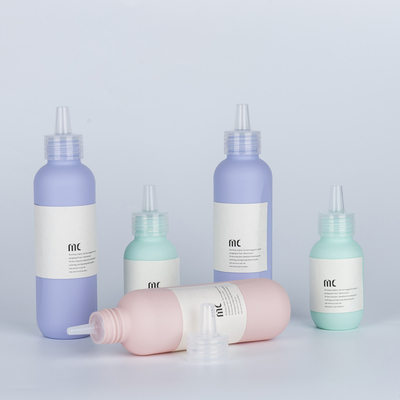 60 ml 80 ml 100 ml 120 ml 150 ml HDPE Squeeze Dropper Bottle per la cura dei capelli e la lozione per il corpo
