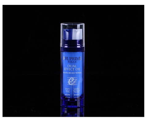 Color Cosmetic Airless Bottle 25ml Interior Engraving AS Double Inner Bottle Luxury Emulsion