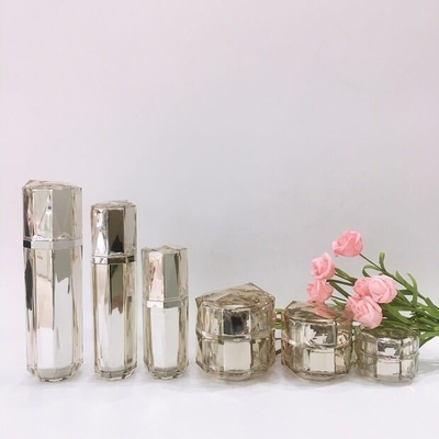 Collare acrilico Luxury Set per la cura della pelle personalizzato con 15g 30g 50g 30ml 50ml 75ml Capacità