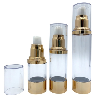 Materiale PP 15ml 30ml 50ml Pompa senza aria per la stampa a schermo cura personale