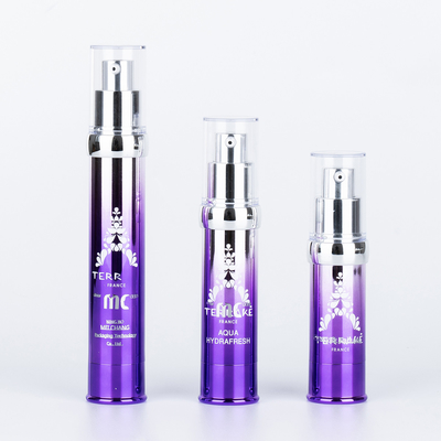 Cosmetici industriali 15ml 20ml 30ml Pompa senza aria con serigrafia e artigianato UV