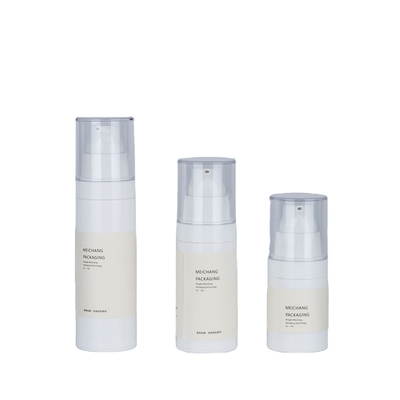 15ML 30ML 50ML Bottiglia di pompa di lozione trasparente senza aria con tipo di sigillatura SPRAYER PUMPA