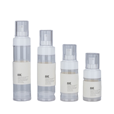 AS PP Bottiglia di lozione di pompa senza aria vuota 30 ml 50 ml 60 ml 80 ml 100 ml con tappo a prova di bambino