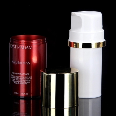 PP Collar Material Personal Care Pump Spray Cap Bottle per la cura della pelle Screen Printing