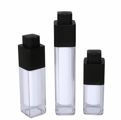 Design Luxury Airless Acrylic Lotion Bottle con 20ml 30ml 50ml Capacità e Pompa