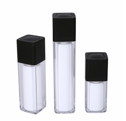 Design Luxury Airless Acrylic Lotion Bottle con 20ml 30ml 50ml Capacità e Pompa