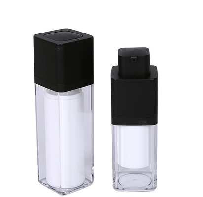 Design Luxury Airless Acrylic Lotion Bottle con 20ml 30ml 50ml Capacità e Pompa