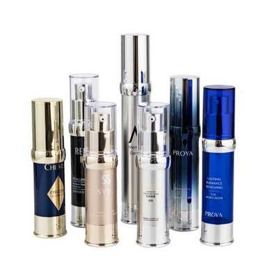 0.25ml Tasso di scarico Pompa senza aria Bottiglia per 15ml 20ml 30ml Siero e Lozione di lusso