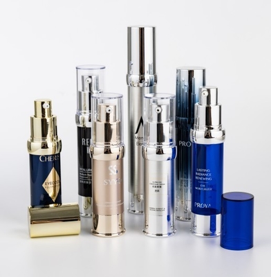 Materiale del corpo Plastico 15ml 20ml 30ml Flascia di pompa senza aria di lusso per siero personalizzabile